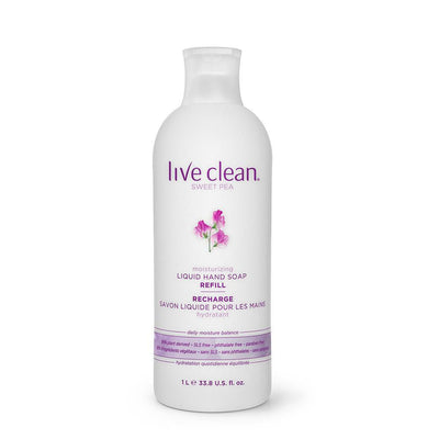LIVE CLEAN HAND SOAP REFILL Sweet Pea, 1 L
