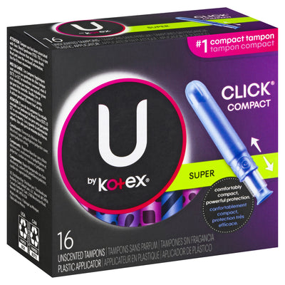 U BY KOTEX TAMPONS SUPER [16 PK]