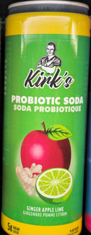 KIRKS SODA GINGER APPLE LIME [355 ML]