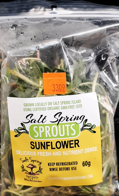 SALT SPRING SPROUTS Sunflower, 60g