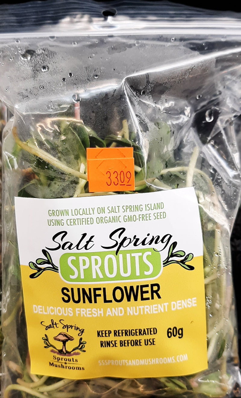 SALT SPRING SPROUTS Sunflower, 60g