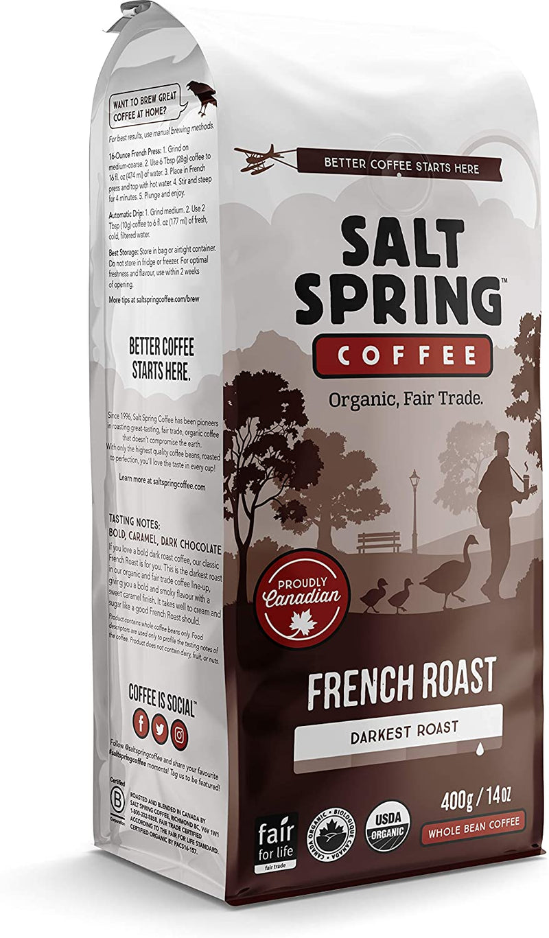 SALT SPRING ORG FRENCH ROAST [400 G]