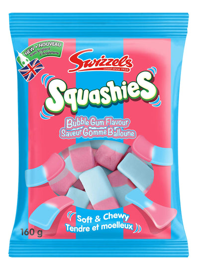 SWIZZELS SQUASHIES Bubble Gum, 160g