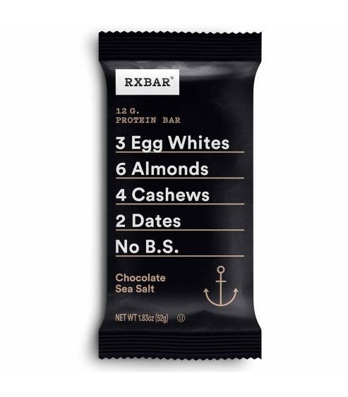 RXBAR CHOC SEA SALT BAR [52 G]