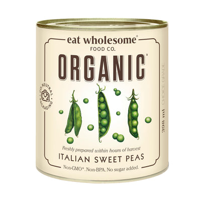 EAT WHOLESOME ORGANIC SWEET PEAS [398 ML]