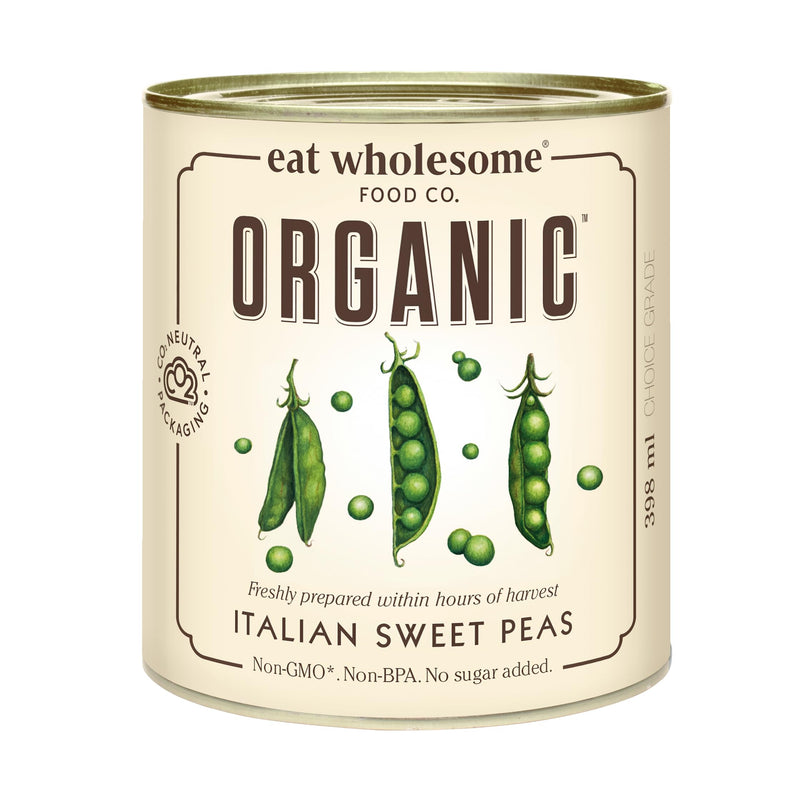 EAT WHOLESOME ORGANIC SWEET PEAS [398 ML]