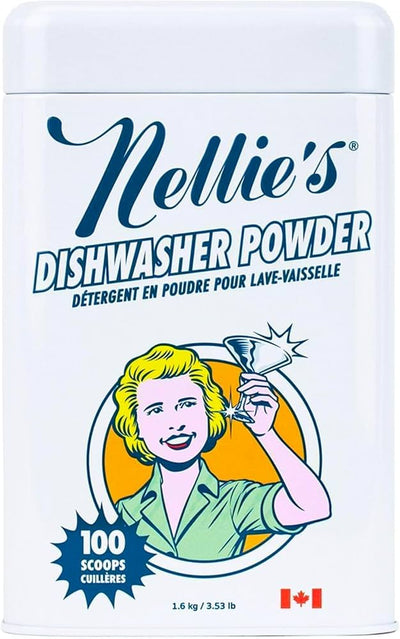 NELLIES DISHWASHER POWDER TIN [1.8 kg]