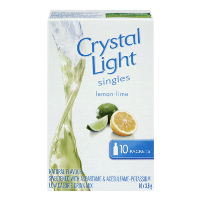 CRYSTAL LIGHT LEM LIME SINGLE [10 PK]