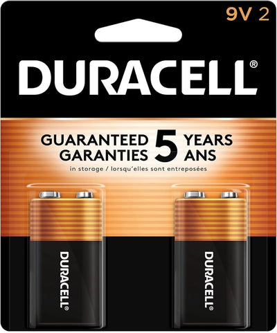 DURACELL BATTERY 9 VOLT [2 PK]