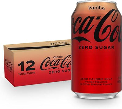 VANILLA COCA COLA ZERO SUGAR [12 PACK]