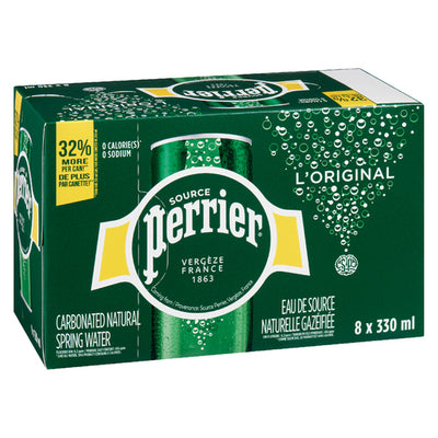 PERRIER SPARKLING WATER [8 PK]