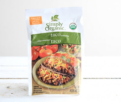 Simply Organic Taco Seasoning, 1 ct