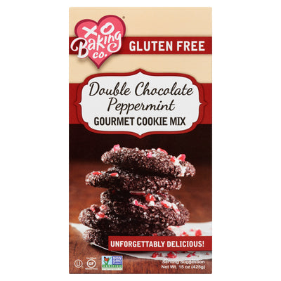 XO BAKING DOUBLE CHOCOLATE PEPPERMINT COOKIE MIX [425 g]