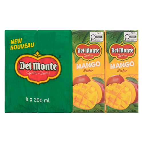 DEL MONTE MANGO NECTAR JUICE [8 PK+DE]