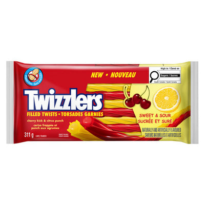 TWIZZLERS SWEET & SOUR TWISTS [311 G]