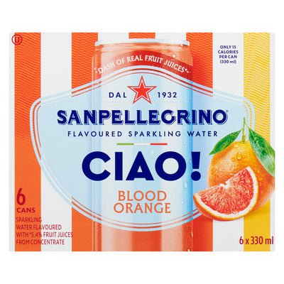 SAN PELLEGRINO CIAO ORANGE [6 PK+DE]