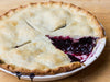 FRESH BAKED BLUEBERRY PIE