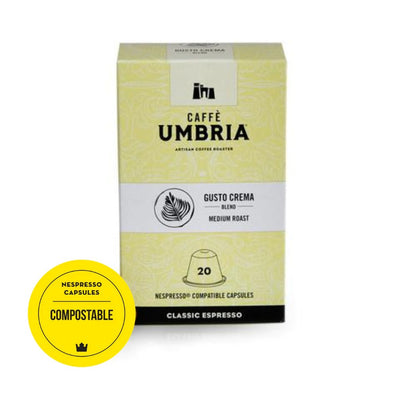 CAFFE UMBRIA WHITE ROAST [20 CUPS]