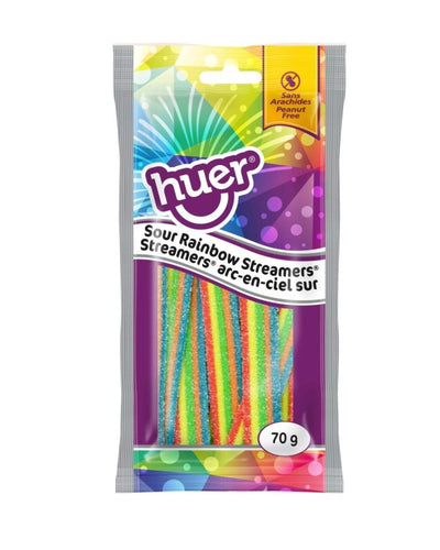 HUER SOUR RAINBOW STREAMERS [70 G]