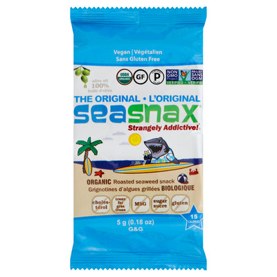 SEA SNAX CLASSIC OLIVE SEAWEED [5 G] - $2.79