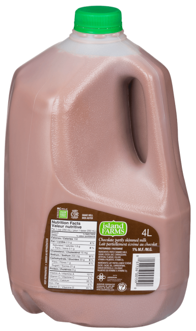 ISLAND FARMS CHOCOLATE MILK [4 L JUG]