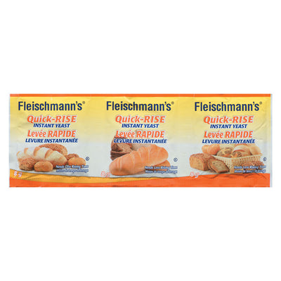 FLEISCHMANNS QUICK RISE YEAST [3 PACK]