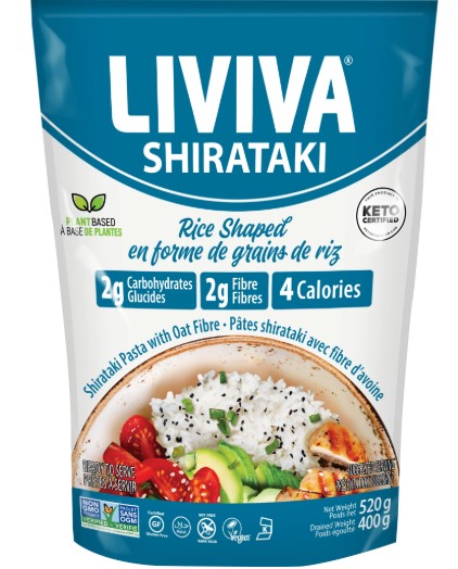 LIVIVA SHIRATAKI RICE SHAPED [520 g]