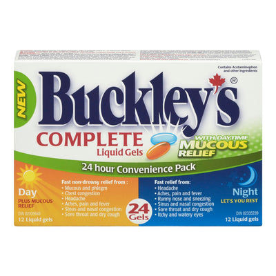 BUCKLEYS COMPLETE LIQUID GELS [24 PK]