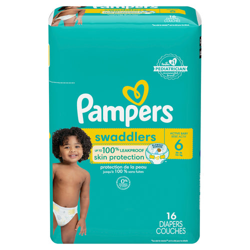 PAMPERS SWADDLER JUMBO Size 6 [16 s]