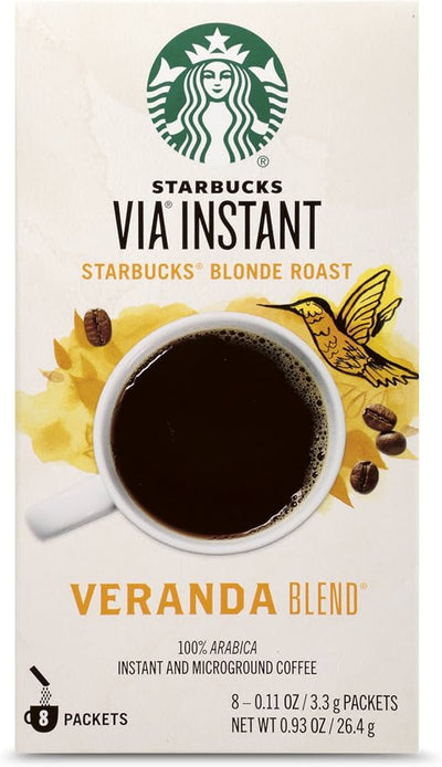 STARBUCKS INSTANT BLONDE ROAST [8 pkg]