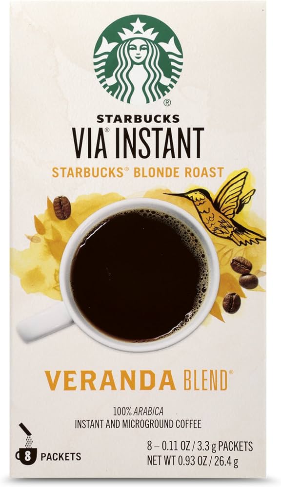 STARBUCKS INSTANT BLONDE ROAST [8 pkg]