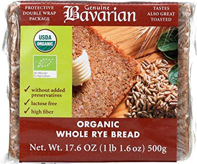 BAVARIAN ORGANIC WHOLE RYE BREAD [500 G]