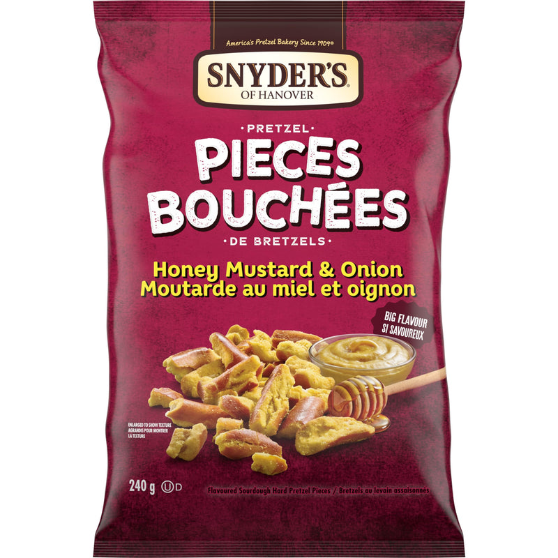 SNYDERS HONEY MUSTARD & ONION PIECES [240 G]