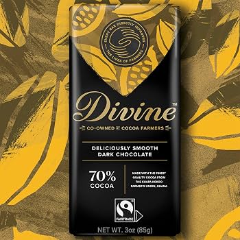 DIVINE DARK CHOCOLATE 70% COCO [85 G]
