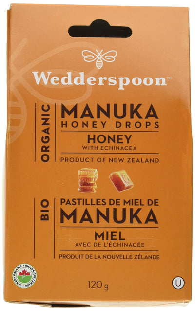 ORGANIC MANUKA HONEY DROPS WITH ECHINACEA [120 G]