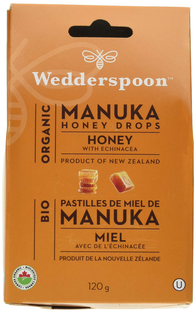 ORGANIC MANUKA HONEY DROPS WITH ECHINACEA [120 G]