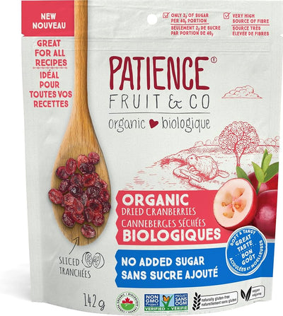 PATIENCE CRANBERRIES NO SUGAR [142 g]