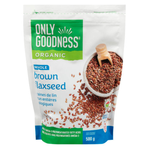 OG ORG BRN WHOLE FLAXSEED [500 G]
