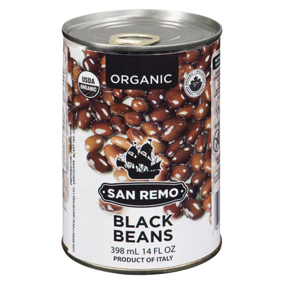 SAN REMO ORGANIC BLACK BEANS [398 ml]