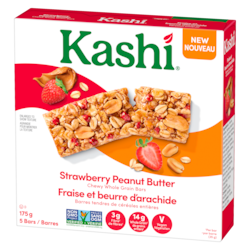 KASHI CHEWY STRAW PB BARS [175 G]