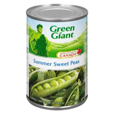 GREEN GIANT SUMMER SWEET PEAS [398 ML]