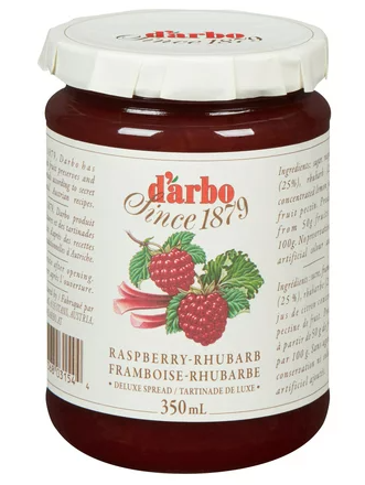 DARBO RASPBERRY RHUBARB SPREAD [350 ML]