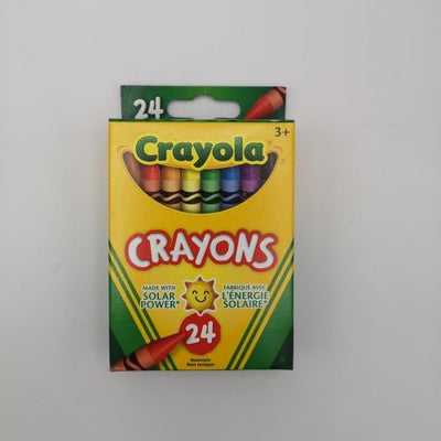 CRAYOLA CRAYONS, 24s