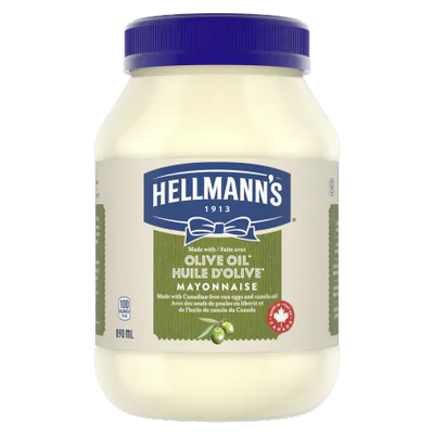 HELLMANNS OLIVE OIL MAYONNAISE [890 ML]