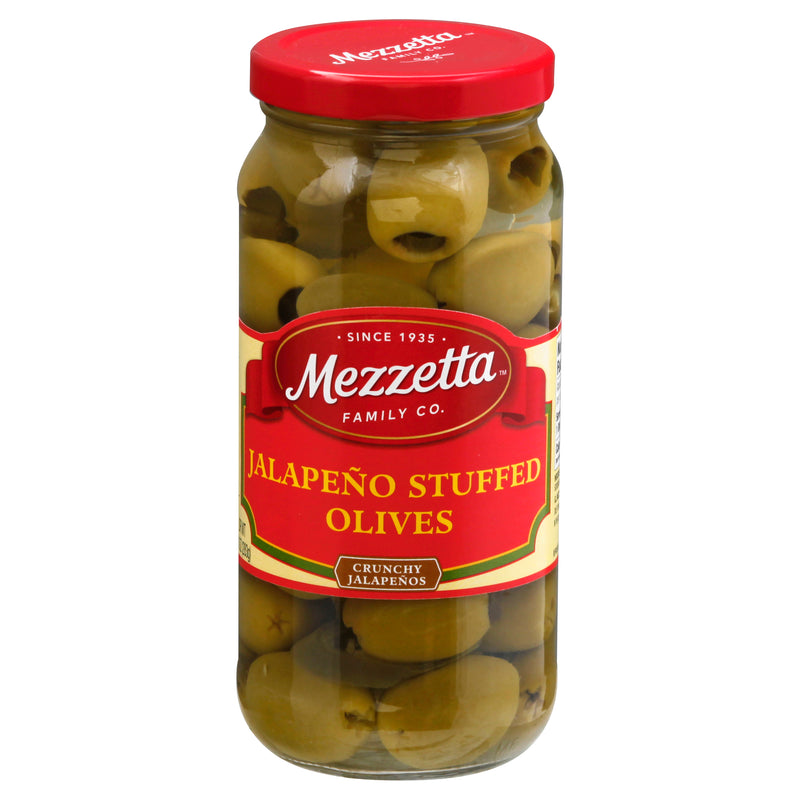 MEZZETTA JALAPENO OLIVES [398 ML]