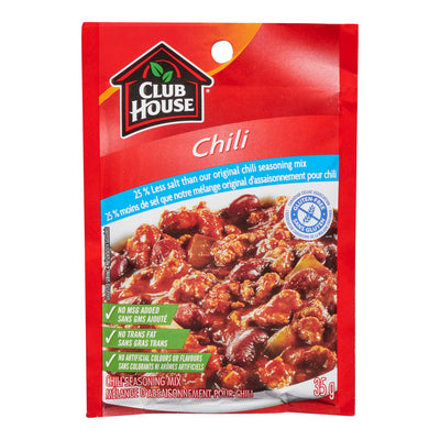 CLUB HOUSE CHILI MIX LESS SALT [35 G]