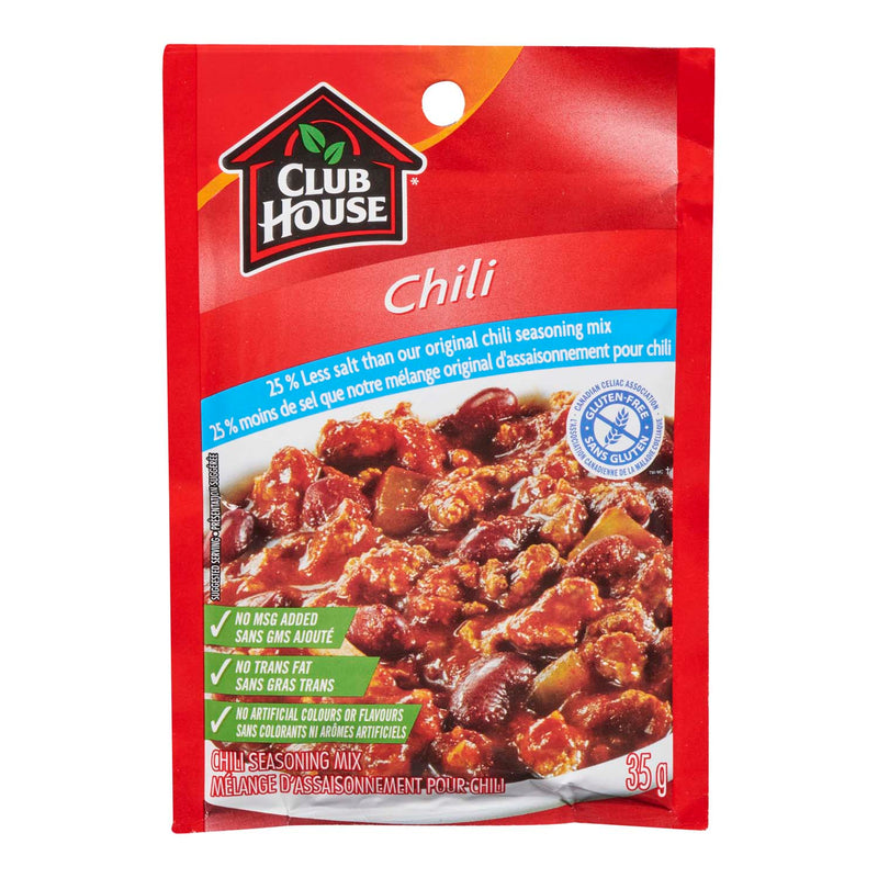 CLUB HOUSE CHILI MIX LESS SALT [35 G]