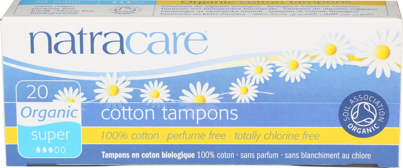 NATRA ORG COTTON SUPER TAMPON [20 S]