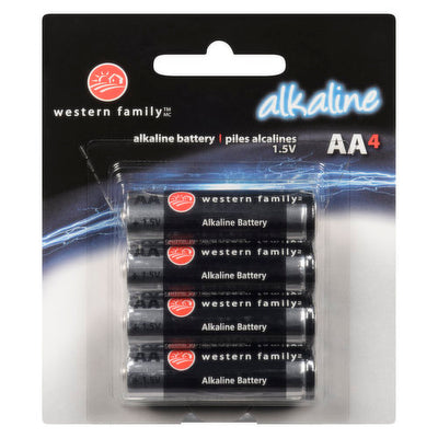 WF ALKALINE BATTERY AA [4 PK]