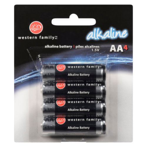 WF ALKALINE BATTERY AA [4 PK]